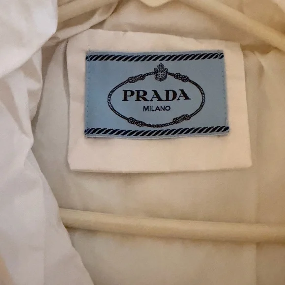 Prada Cream Puffer coat - Picture 5 of 6